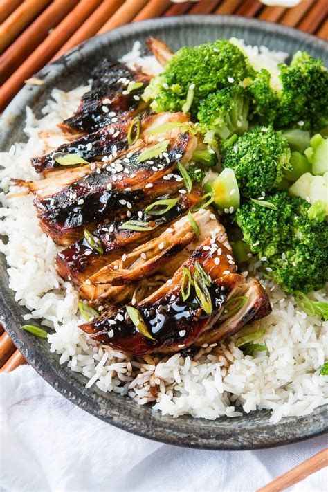 Sticky Asian Grilled Chicken Breasts Oh Sweet Basil