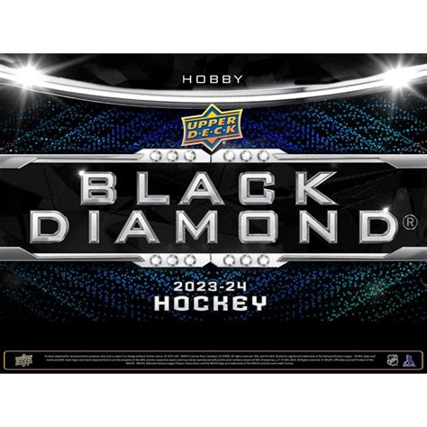 2023 24 Upper Deck Black Diamond Hockey Hobby Box Steel City Collectibles