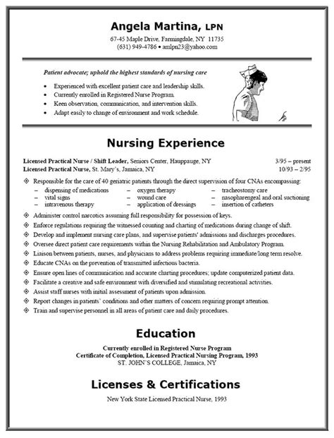 Resume Sample For Lpn Nurse Nursing Resume Template Nursing Resume Examples Registered Nurse