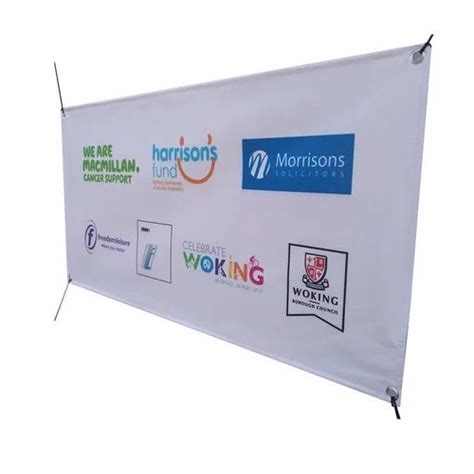 Rectangle White Printed Flex Banner For Advertising At Rs Sq Ft In