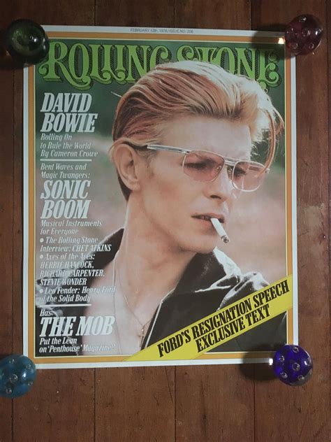 David Bowie Rolling Stone Magazine Original Rare Vintage Music