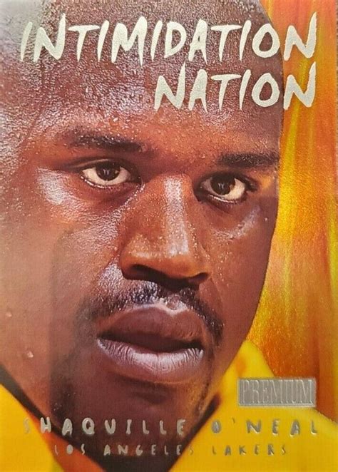 Shaquille O Neal 1998 SkyBox Premium 1IN Intimidation Nation Price