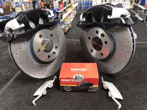 VW TRANSPORTER T5 T6 BIG BRAKE CONVERSION DISC DRILLED CALIPER KIT