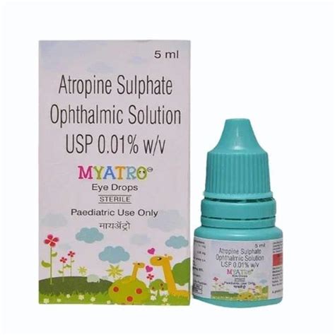 Atropine Sulphate Ophthalmic Solution 0 01 Pediatric 5 Ml At Rs 258