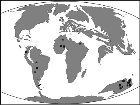 Eocene Palaeogeographic Map Modified From Blakey Showing The