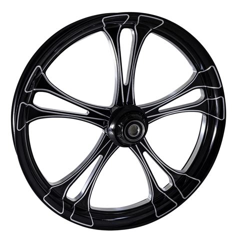 Harley Davidson Black Contrast Breakout Motorcycle Wheels Maverick