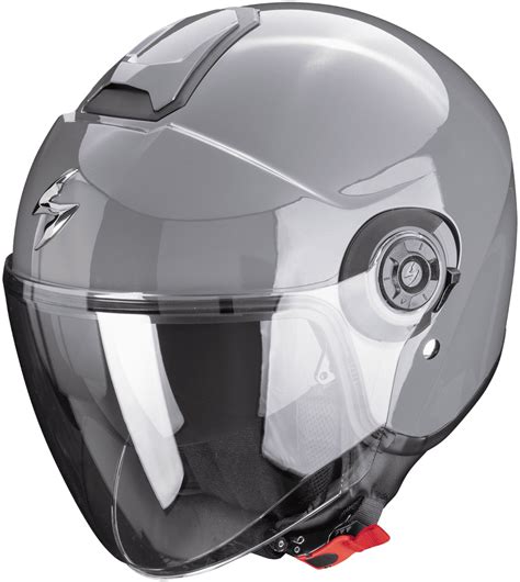 SCORPION EXO City II Solid Cement Grey Jet Helmet RAD