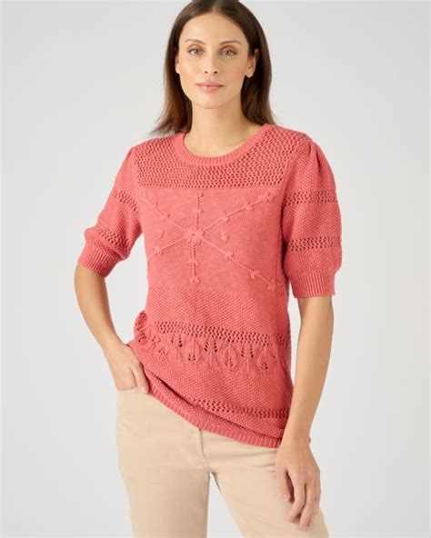 Pull Maille Effet Crochet Pull Damart Fr