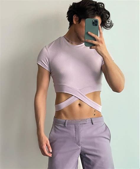 Crop Top Outfits Cool Outfits Mens Outfits Fashion Outfits