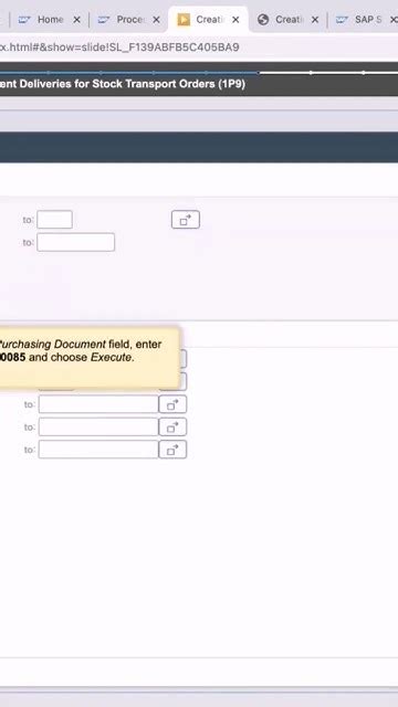 How To Create The Outbound Delivery From Sto On S4 Hana Fiori Learn