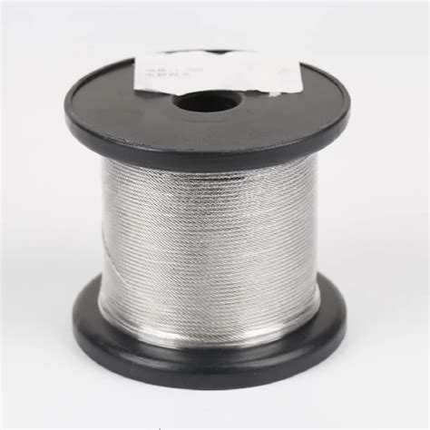 Buy High Tensile Strength Stainless Steel Wire Rope 7x19 1x37 7x7 304