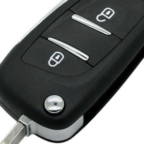 Buy Button Flip Remote Key Case Shell For Peugeot