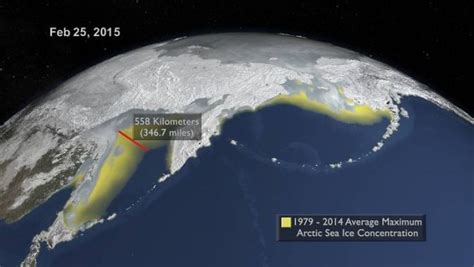 Surprise Arctic Sea Ice Record Winter Low Earth Earthsky