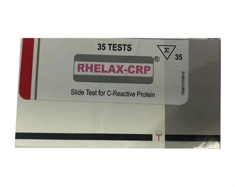 Rhelax Crp C Reactive Protein Slide Test Kit At ₹ 650 Diagnostic Test