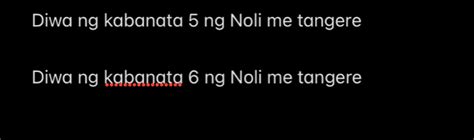 Nalutas Diwa Ng Kabanata 5 Ng Noli Me Tangere Diwa Ng Kabanata 6 Ng