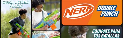 Nerf Elite Double Punch Lanzador De Dardos Motorizado Con