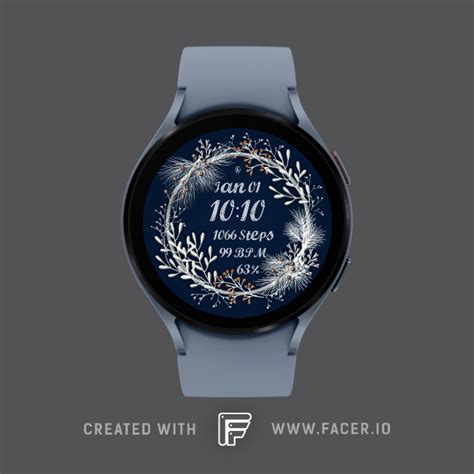 Linlay Designs Winter Foliage Watch Face For Apple Watch Samsung