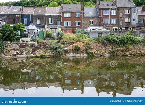 Farciennes, Wallon Region, Belgium, Residencial Houses Reflecting at ...