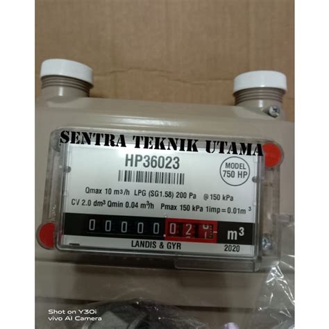 Jual Pertukangan Flow Meter Gas Meter Landis Gyr 750Hp Shopee