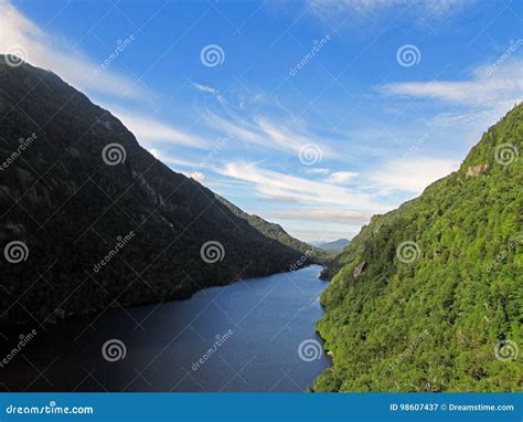 Lower Ausable Lake In The Adirondacks Mountains Stock Image Image Of