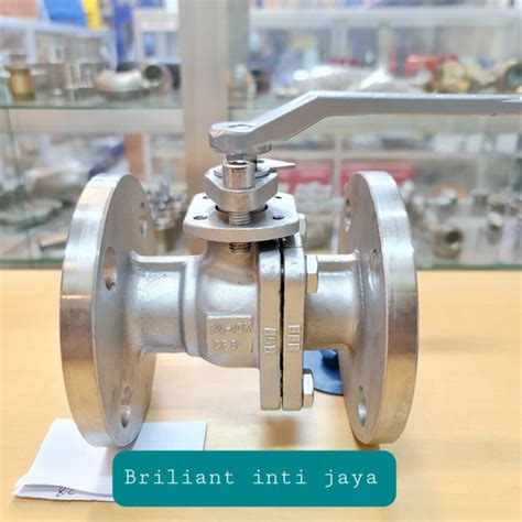 Jual 1 Inch Ball Valve Stainless Ss 304 Jis 10k Flange DN 25 Jakarta