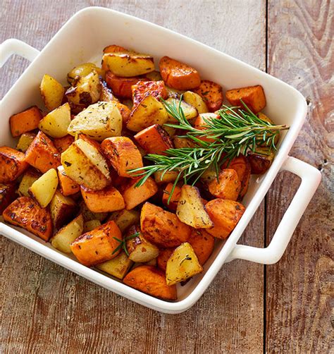 Roasted Potatoes & Sweet Potatoes Recipe | Lindsay