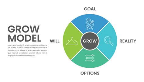 Grow Model Diagram Infographic Template Design Vector Art At