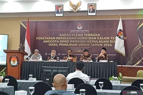 Kpu Resmi Tetapkan 45 Anggota Dprd Kepri Terpilih Antara News