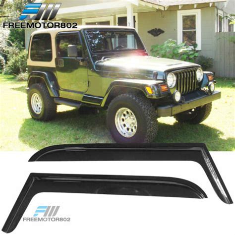 Se Adapta A Las Viseras Para Ventana Jeep Wrangler Tj Protector