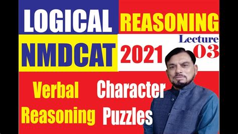 Verbal Reasoning Character Puzzles Logical Reasoning Lecture