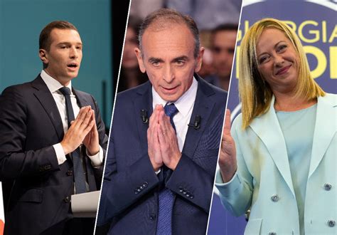 Bardella Et Zemmour Saluent La Victoire De Lextrême Droite “les Italiens Ont Offert Une Leçon