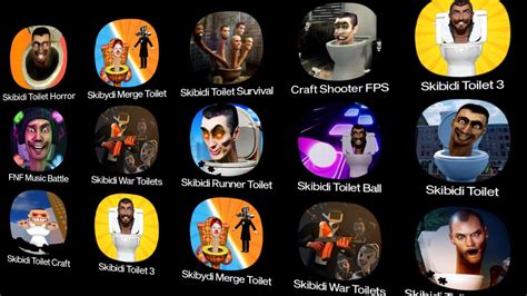 Craft Shooter Fps Battles Skibidi Toilet Survival Skibydi Merge Toilet