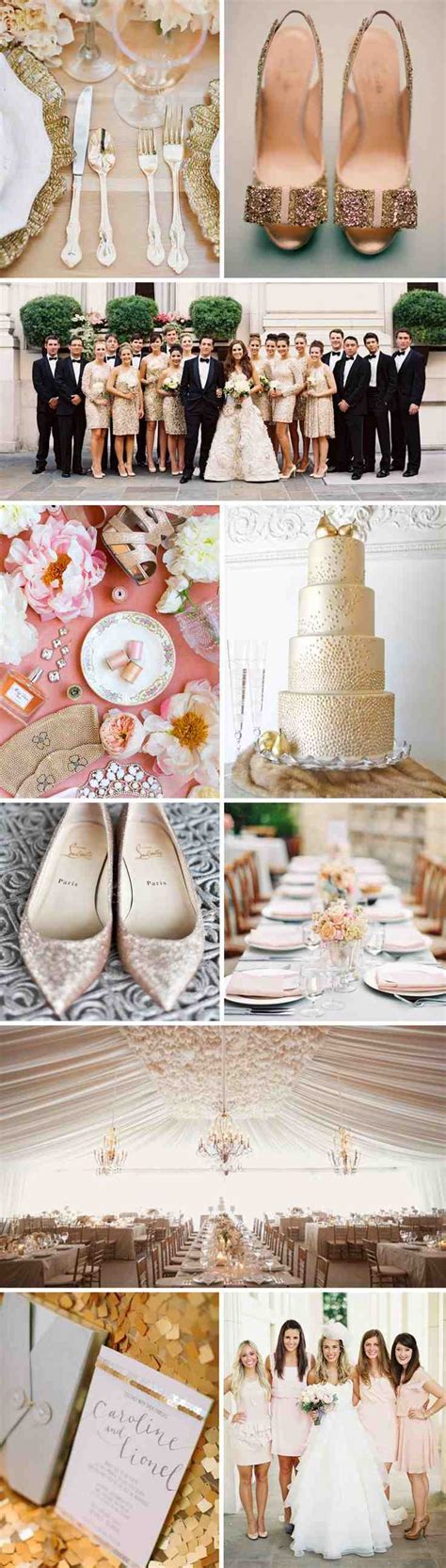 Decoración De Boda En Blanco Y Dorado ¡soñada