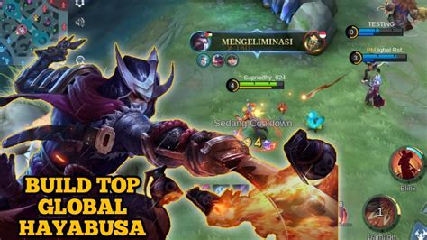 Hyper Hayabusa Builds Hard Buat Musuh Takut Mobile Legend Youtube