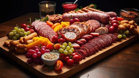 Premium AI Image | A stunning shot of a mouthwatering Bavarian sausage ...