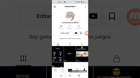 Mi Cuenta De Tik Tok Youtube