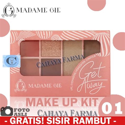 Jual Madame Gie Get Away Make Up Kit Original Makeup Face Pallete