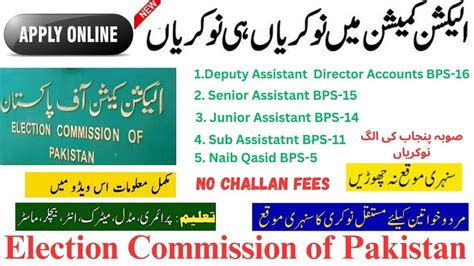 Election Commission Pakistan Jobs 2024 Ecp Jobs 2024 Ecp Jobs Apply