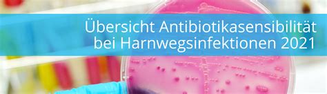 Übersicht Antibiotikasensibilität bei Harnwegsinfektionen 2021 Labor