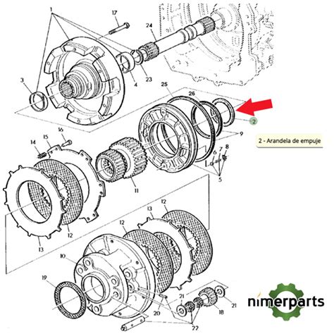 R Arandela Empuje C C John Deere Nimerparts John Deere