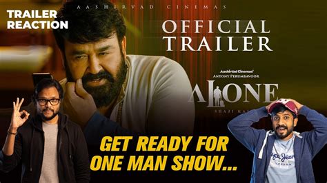 ALONE Trailer Reaction Mohanlal Shaji Kailas AntonPerumbavoor