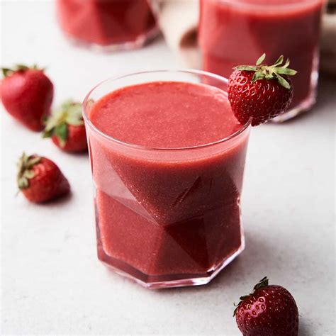 Refreshing Strawberry Juice