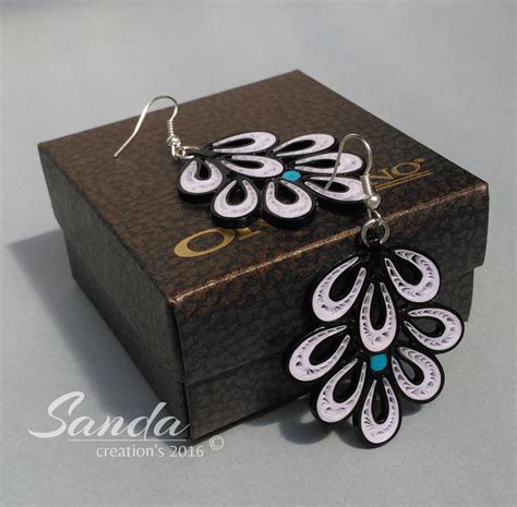 Earrings By Sanda Dragot Cm Cm Quilled Jewellery Quilling