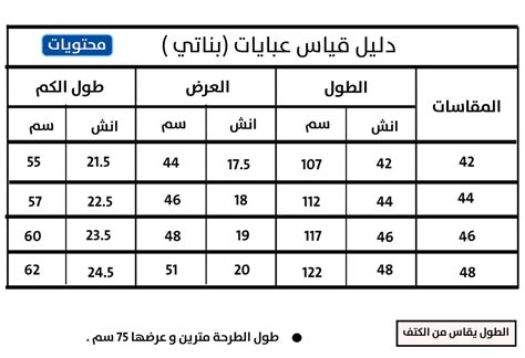 كيف اعرف مقاس عبايتي من طولي موقع محتويات