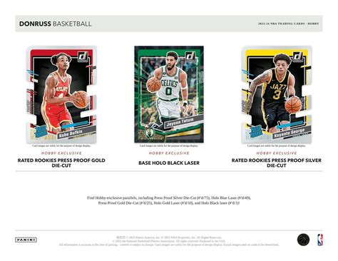 2023 24 Panini Donruss Basketball Hobby Box Icons Of Sport