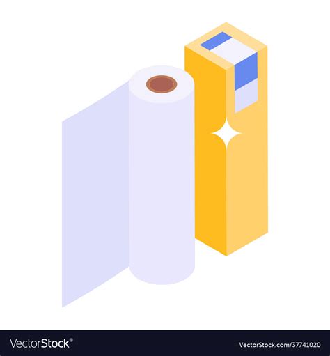 Tissue roll Royalty Free Vector Image - VectorStock