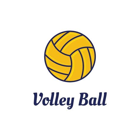 Premium Vector Vector Volleyball Logo Template