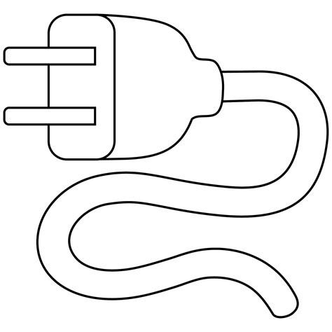 Electric Plug Emoji Coloring Page Colouringpages Porn Sex Picture