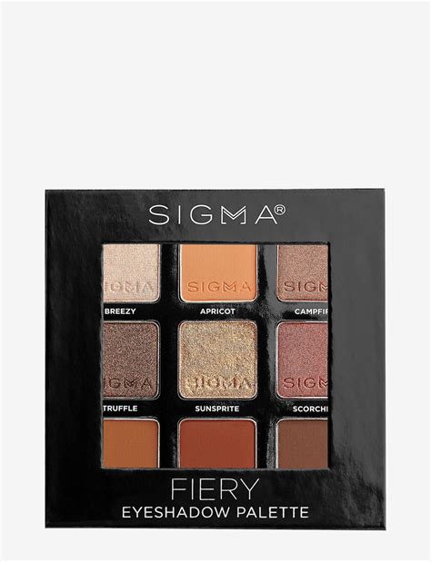 Sigma Beauty Fiery Eyeshadow Palette Augu