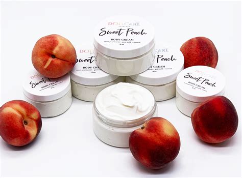 Sweet Peach Goat Milk Body Cream Dollcake Skincare